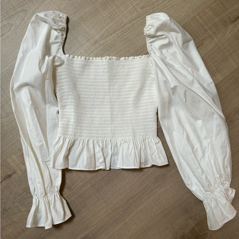 Reformation long sleeve top
